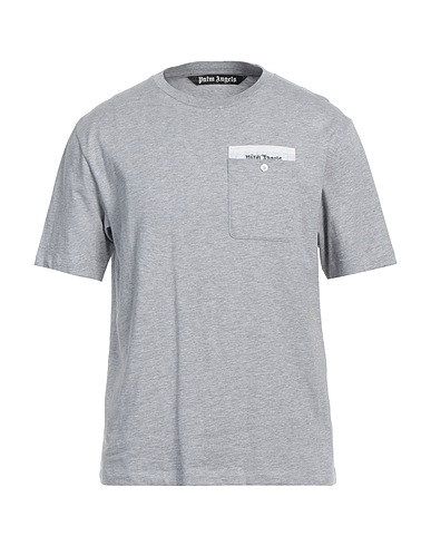 PALM ANGELS T-shirt Grigio chiaro 100% Cotone, Poliestere
