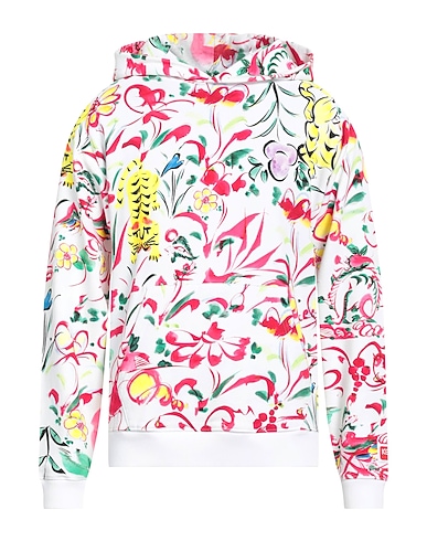 KENZO Hooded track jacket  Ivory 100% Cotton, Elastane