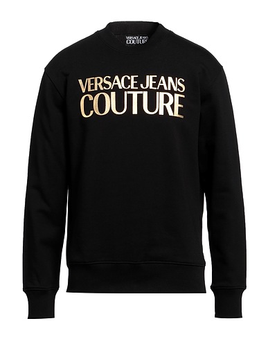 VERSACE JEANS COUTURE Sweatshirt Black 100% Cotton