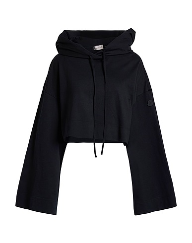 MONCLER Φούτερ X ALICIA KEYS Μαύρο 100% Βαμβάκι