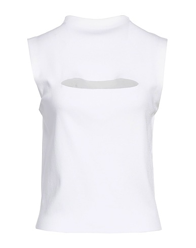VERSACE Top White 87% Viscose, 13% Polyester