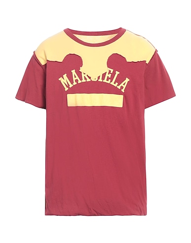 MAISON MARGIELA T-shirt Burgundy 100% Cotton