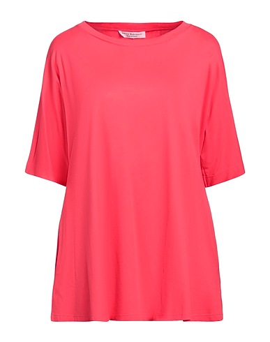 AMINA RUBINACCI Basic T-Shirt Coral 100% Cotton