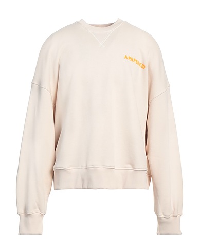 A PAPER KID Sweatshirt Cream 100% Cotton