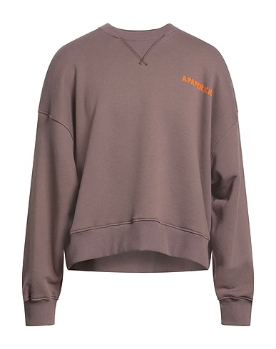 A PAPER KID Sweatshirt Khaki 100% Cotton