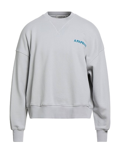 A PAPER KID Sweatshirt Light grey 100% Cotton