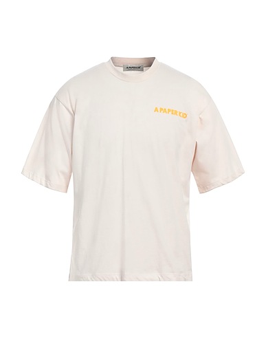 A PAPER KID T-shirt Beige 100% Cotone