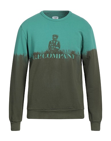 C.P. COMPANY Sweatshirt Green 100% Cotton