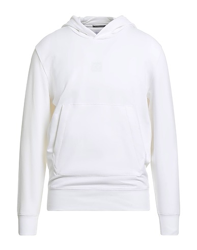 C.P. COMPANY Felpa Bianco 95% Cotone, 5% Elastan