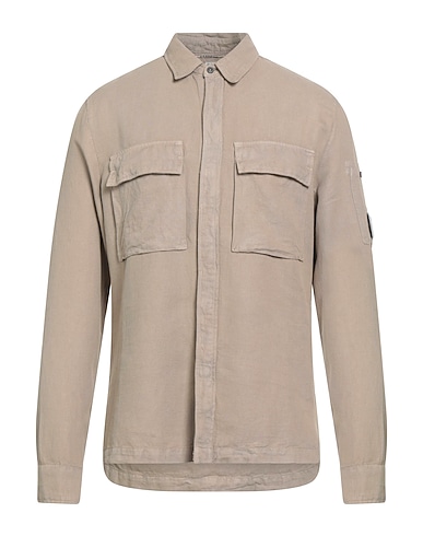 C.P. COMPANY 셔츠 51% 코튼, 49% 리넨