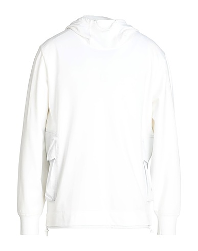 C.P. COMPANY Hooded sweatshirt White 95% Cotton, 5% Elastane, Polyamide