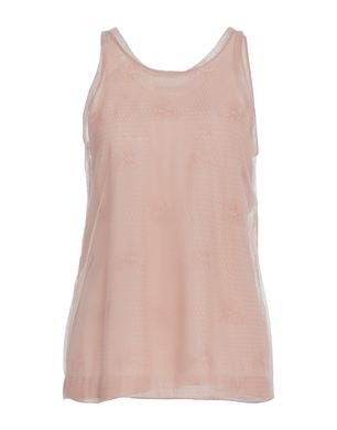 DIOR シルクトップス ペールピンク レディース