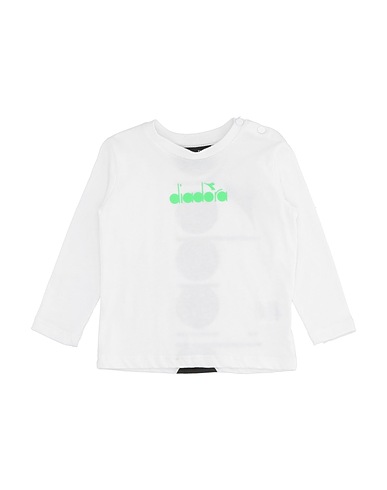 DIADORA T-Shirt Weiß 100% Baumwolle