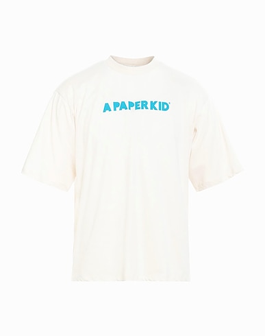 A PAPER KID T-shirt Beige 100% Cotton