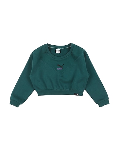 PUMA Sweatshirt VERDE SCURO 68% Baumwolle, 32% Polyester