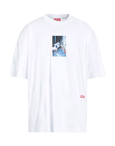 DIESEL T-shirt White 100% Cotton