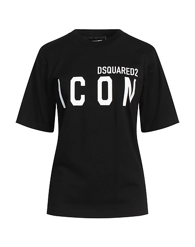 DSQUARED2 티셔츠 블랙 100% 코튼