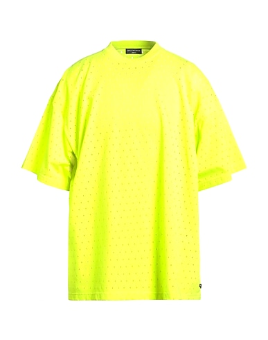 BALENCIAGA Oversize-T-Shirt Lime green 50% Cotton, 50% Polyester