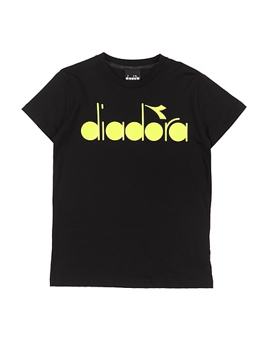 DIADORA Футболка Чёрный 100% Хлопок