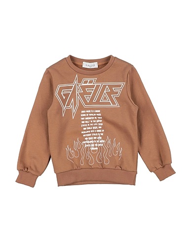 GAëLLE Paris Felpa Cammello 100% Cotone