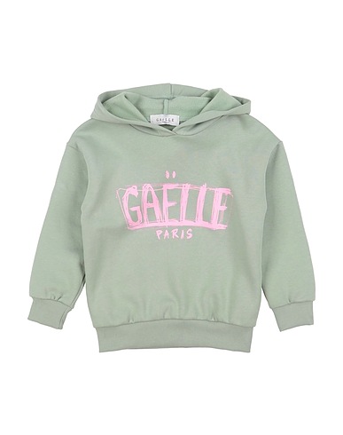 GAëLLE Paris Hooded track jacket  Light green 100% Cotton