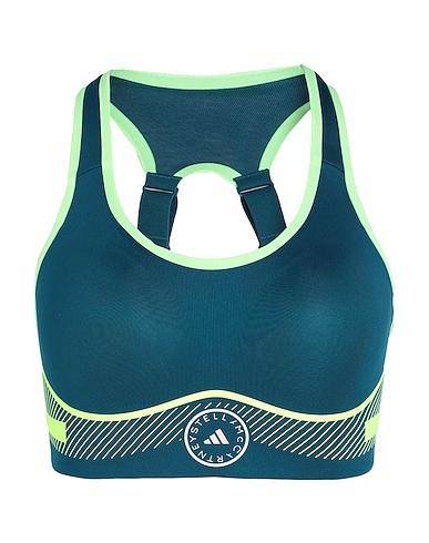 ADIDAS by STELLA McCARTNEY Top aSMC TPA BRA
 Deep teal 79% Recycled polyester, 21% Elastane