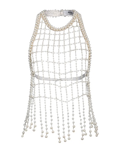 MSGM Body Jewel Elfenbein 55% Perlen, 35% Glas, 10% Polyester