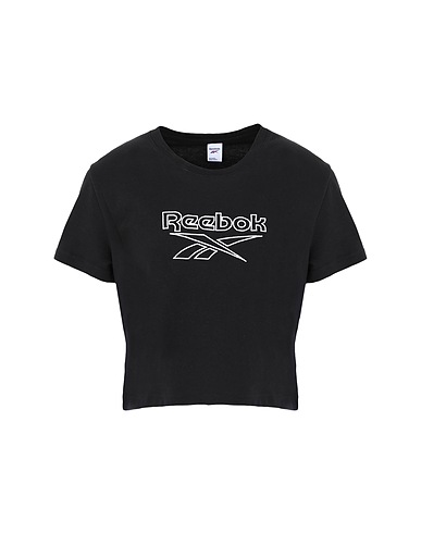 REEBOK Camiseta Negro 100% Algodón
