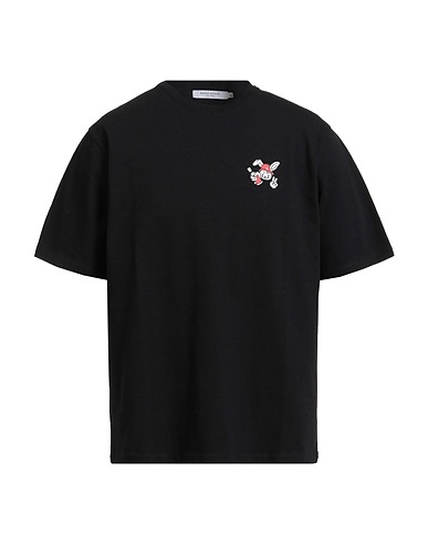 MAISON KITSUNÉ Oversize-T-Shirt Schwarz 100% Baumwolle