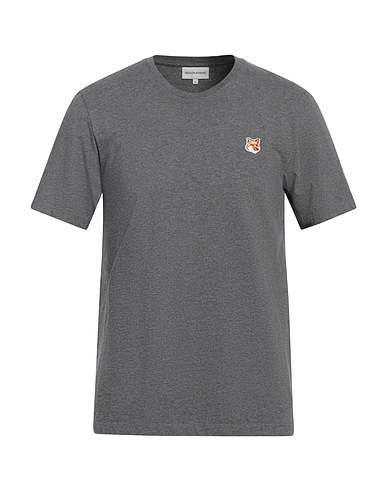 MAISON KITSUNÉ T-shirt Piombo 100% Cotone