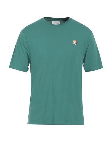 MAISON KITSUNÉ Basic T-shirt Green 100% Cotton