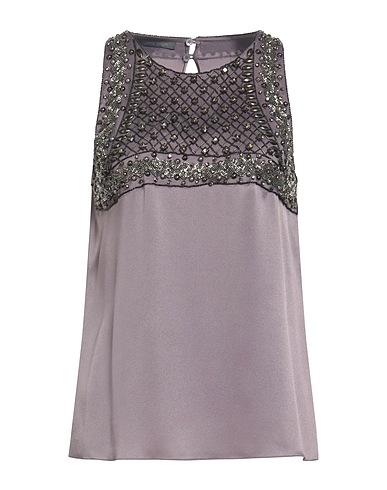 ALBERTA FERRETTI Top Lilac 70% Acetate, 30% Silk