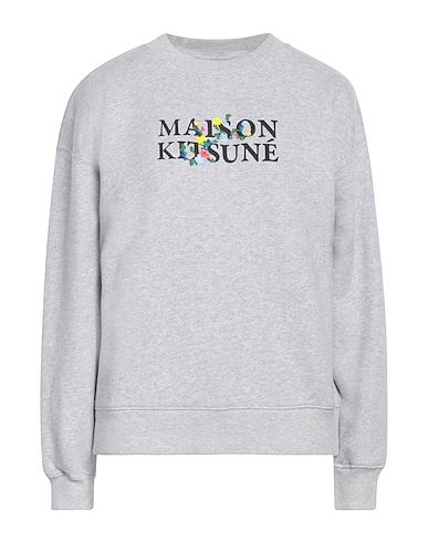 MAISON KITSUNÉ スウェット グレー コットン 100%