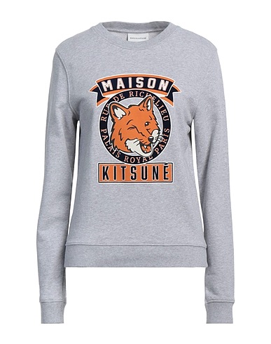 MAISON KITSUNÉ Sweatshirt Grey 100% Cotton