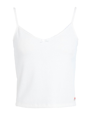 LEVI'S Vest DRY GOODS WAFFLE TANK WHITES
 Ivory 58% Cotton, 39% Polyester, 3% Elastane
