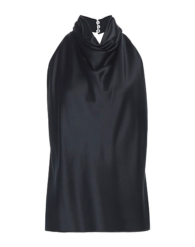 ARMARIUM Top Black 96% Silk, 4% Elastane