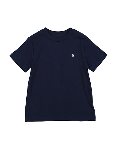 POLO RALPH LAUREN T-shirt Logo Cotton Jersey Tee
 Blu notte 100% Cotone