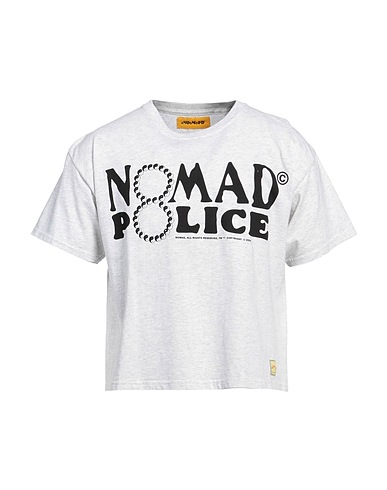 NOMAD T-shirt Light grey 100% Cotton