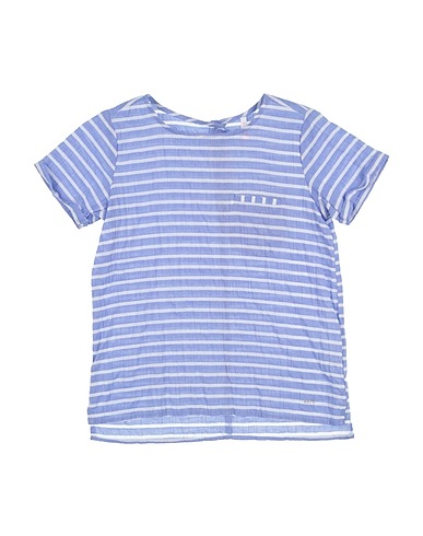 SUN 68 T-shirt Blue 99% Cotton, 1% Elastane
