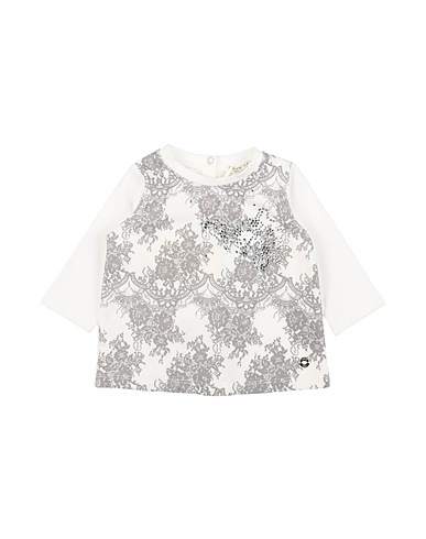 TWINSET T-shirt Ivory 95% Cotton, 5% Elastane