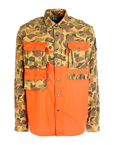 POLO RALPH LAUREN Hemd mit Muster CLASSIC FIT CAMO UTILITY SHIRT
 Militärgrün 100% Baumwolle