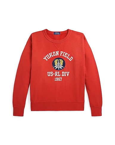 POLO RALPH LAUREN Sweatshirt VINTAGE FIT FLEECE GRAPHIC SWEATSHIRT
 Tomato red 87% Cotton, 13% Polyester