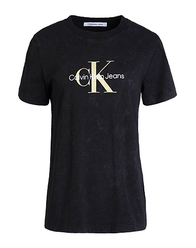 CALVIN KLEIN JEANS T-shirt Black 100% Cotton