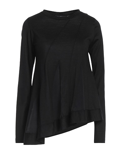 HIGH T-shirt Black 100% Wool, Rayon, Cupro