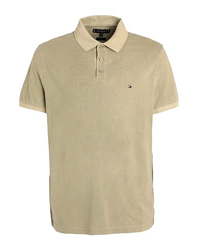 TOMMY HILFIGER Polo shirt Sage green 100% Cotton