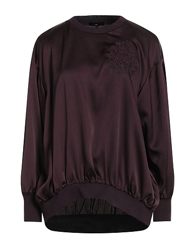 HIGH Sweatshirt Burgundy 100% Polyester, Elastane