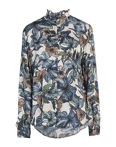 HIGH Floral shirts & blouses USE Off white 100% Rayon