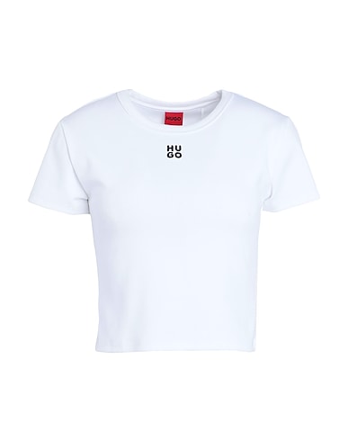 HUGO T-shirt 66% Cotton, 29% Recycled polyester, 5% Elastane