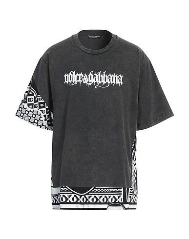 DOLCE&GABBANA 티셔츠 차콜 100% 코튼