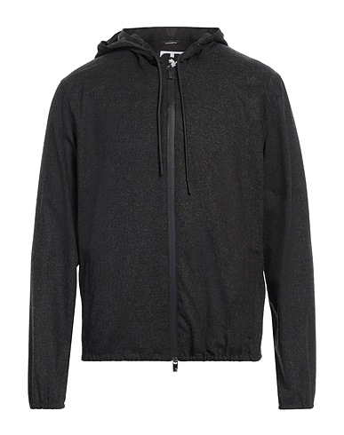 TOMBOLINI Jacket Charcoal 82% Viscose, 15% Polyamide, 3% Elastane